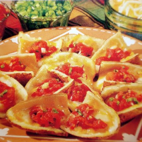 Crispy Salsa Potato Skins