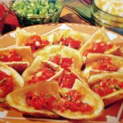 Crispy Salsa Potato Skins