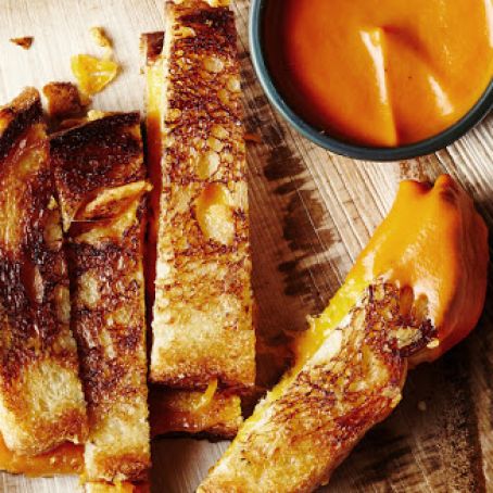 Tomato Grilled-Cheese Soup