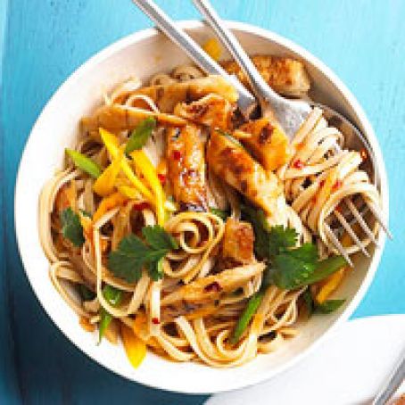 Sesame Chicken and Noodles