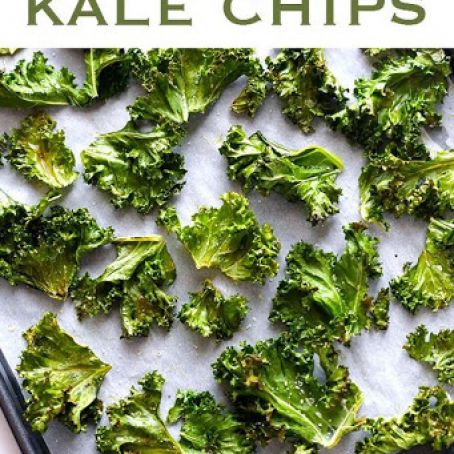Kale Chips with Garlic and Sea Salt