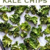 Kale Chips with Garlic and Sea Salt