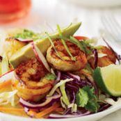 Chipotle Shrimp Tostadas