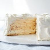 Lemon-Mascarpone Crepe  Cake