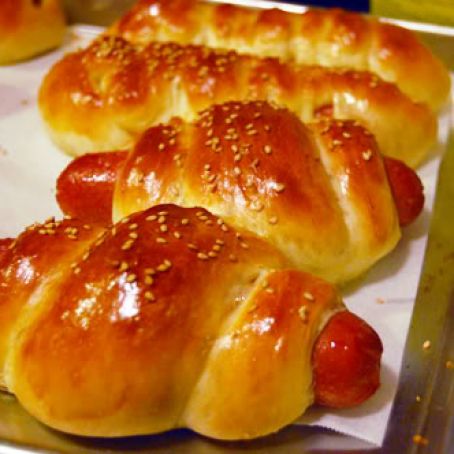 Chinese Bakery Style Hot Dog Buns