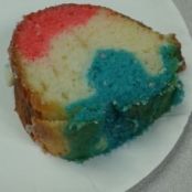 Red White Blue Cake