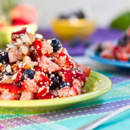 Quinoa Almond Berry Salad