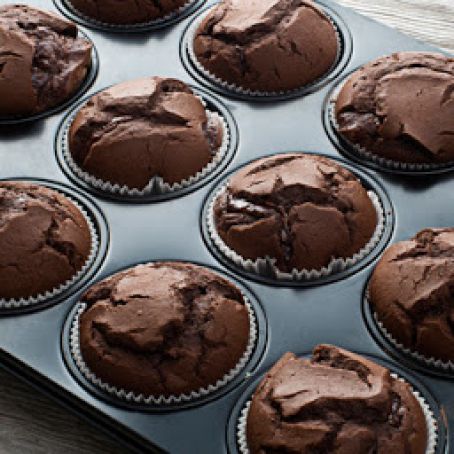 quickbread - Flourless Brownie Muffins
