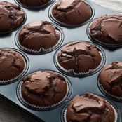 quickbread - Flourless Brownie Muffins