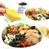 Chicken Chopped Salad with Creamy Honey Mustard Dressing