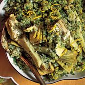 QUINOA-Quinoa Salad with Artichokes and Parsley
