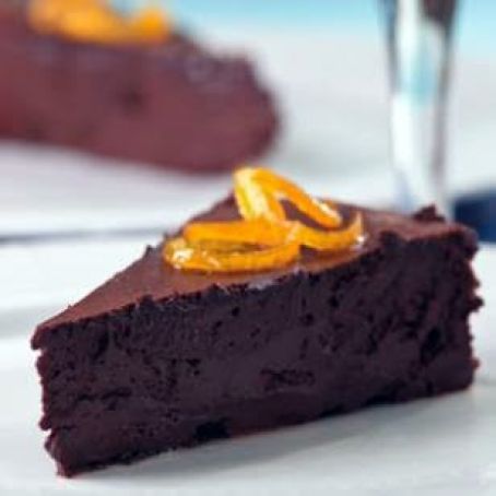 Chocolate Decadence with Candied Orange Peel