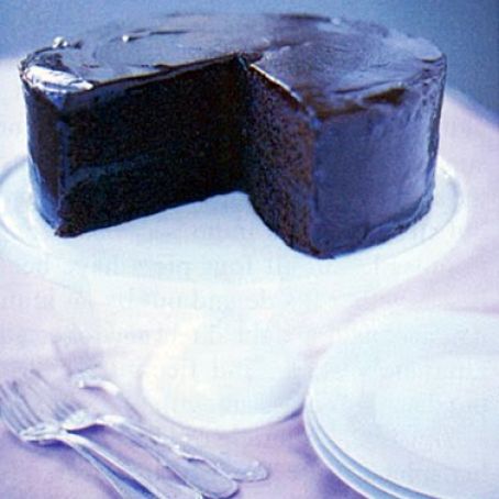 DOUBLE CHOCOLATE LAYER CAKE