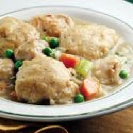 Crockpot Chicken & Dumplings with Refrigerated Biscuit Dough