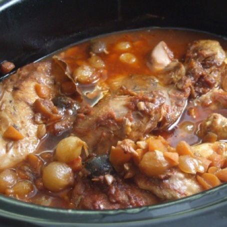 Slow-Cooker Coq au Vin