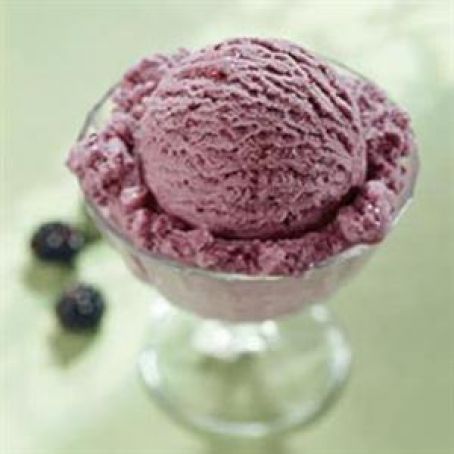 Blackberry-Lemon Ice Cream