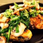 Spinach and Mushroom Chicken