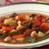 Slow Cooker Easy Italian Sausage Vegetable Soup
