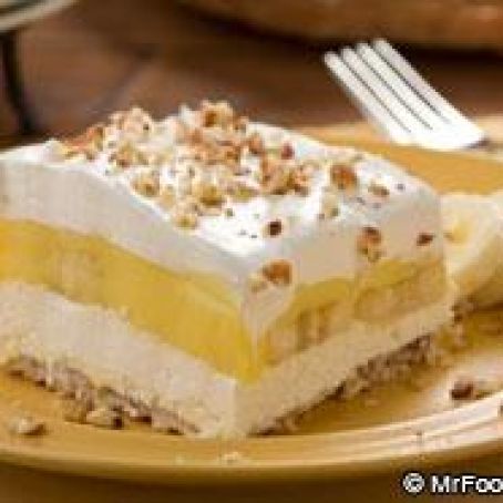 Bananas 'n' Cream Squares