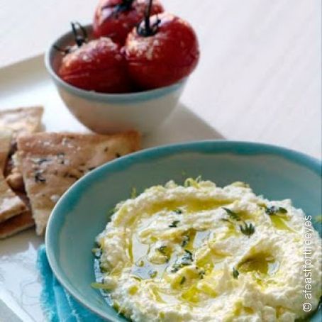 Lemon and feta dip