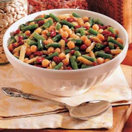 Hot Five-Bean Salad Recipe
