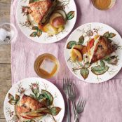 Scones with Pears, Irish Cheddar, and Honey