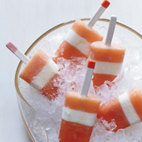 Nectarine-Buttermilk Pops