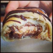 Easy Peanut Butter Snickers Hand Pies