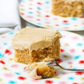 Apple Cake with Salted Caramel Frosting