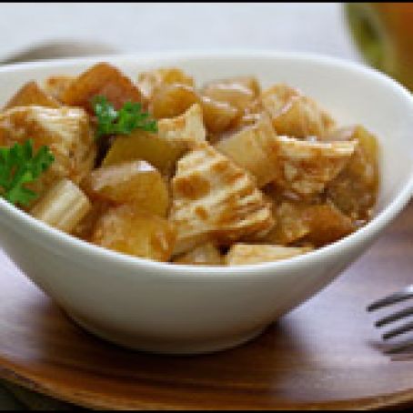 Slow Cooker Sweet Apple BBQ Chicken (HG)