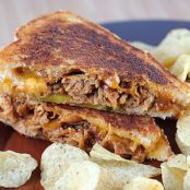 Pulled Chicken Grilled Cheese