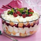 Raspberry Cream Trifle