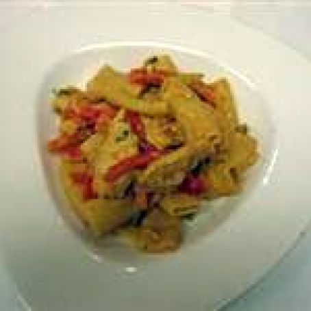 Chicken-fajita fettuccine