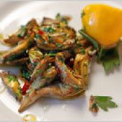 artichokes baby : pan seared