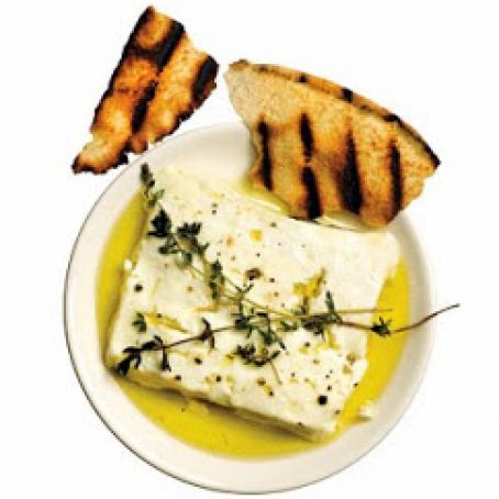 Grilled Feta with Thyme
