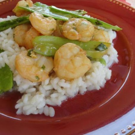 Orange & Lemongrass Shrimp Stir-Fry