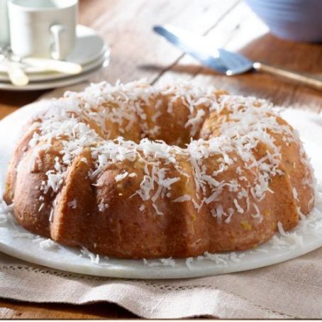 Coconut Apricot Pound Cake