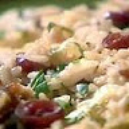 Seared Steaks with Bourbon-Thyme Pan Sauce, Rice Pilaf with Cranberries and Almonds