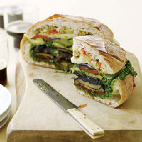 Grilled Vegetable Muffaletta
