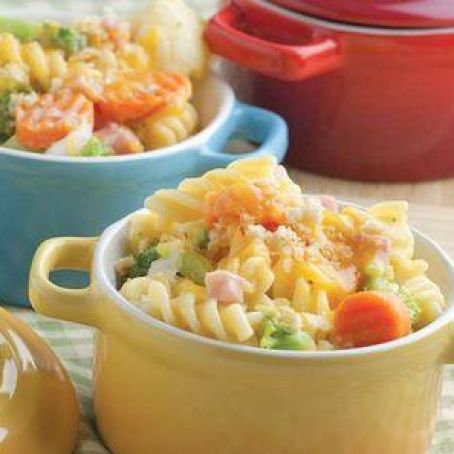 Cheesy Ham & Vegetable Bake