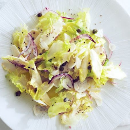 Escarole Salad with Horseradish and Capers