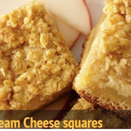 Maple and Cream Cheese squares