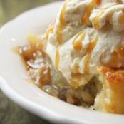 Caramel Apple Skillet Cobbler