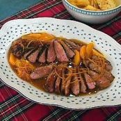 PECHUGA DE PATO A LA NARANJA