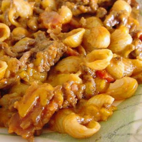 Bacon Cheeseburger Pasta Recipe