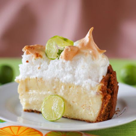 Cheesecake: Key Lime Pie Cheesecake with Sky-High Meringue