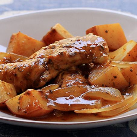 Mediterranean Chicken and Potatoes