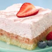 Easy Strawberry Cream Dessert Squares