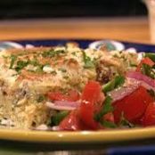 Carbonara Pasta-Frittata Pie and Tomato-Cucumber Salad