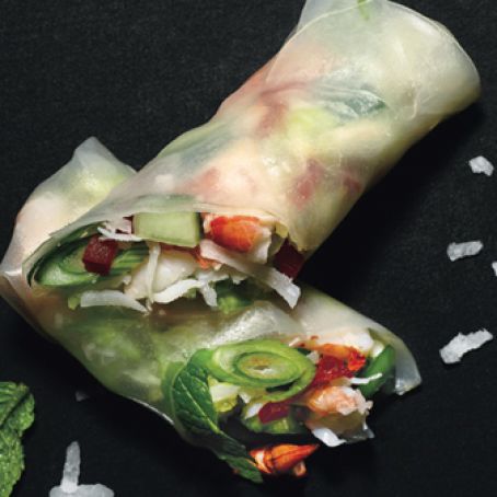 Shrimp and Coconut Rolls